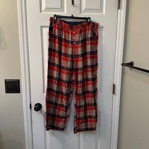 Aerie Plaid Pajama Pants: Size Large